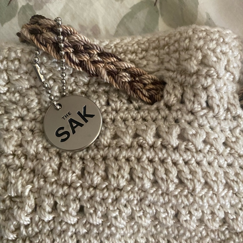 The Sak Cream Crochet Tote with Textured Design - Picture 2 of 6